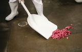 Hygienic Square Point Shovel, Polypropylene Blade Plastic Scoop