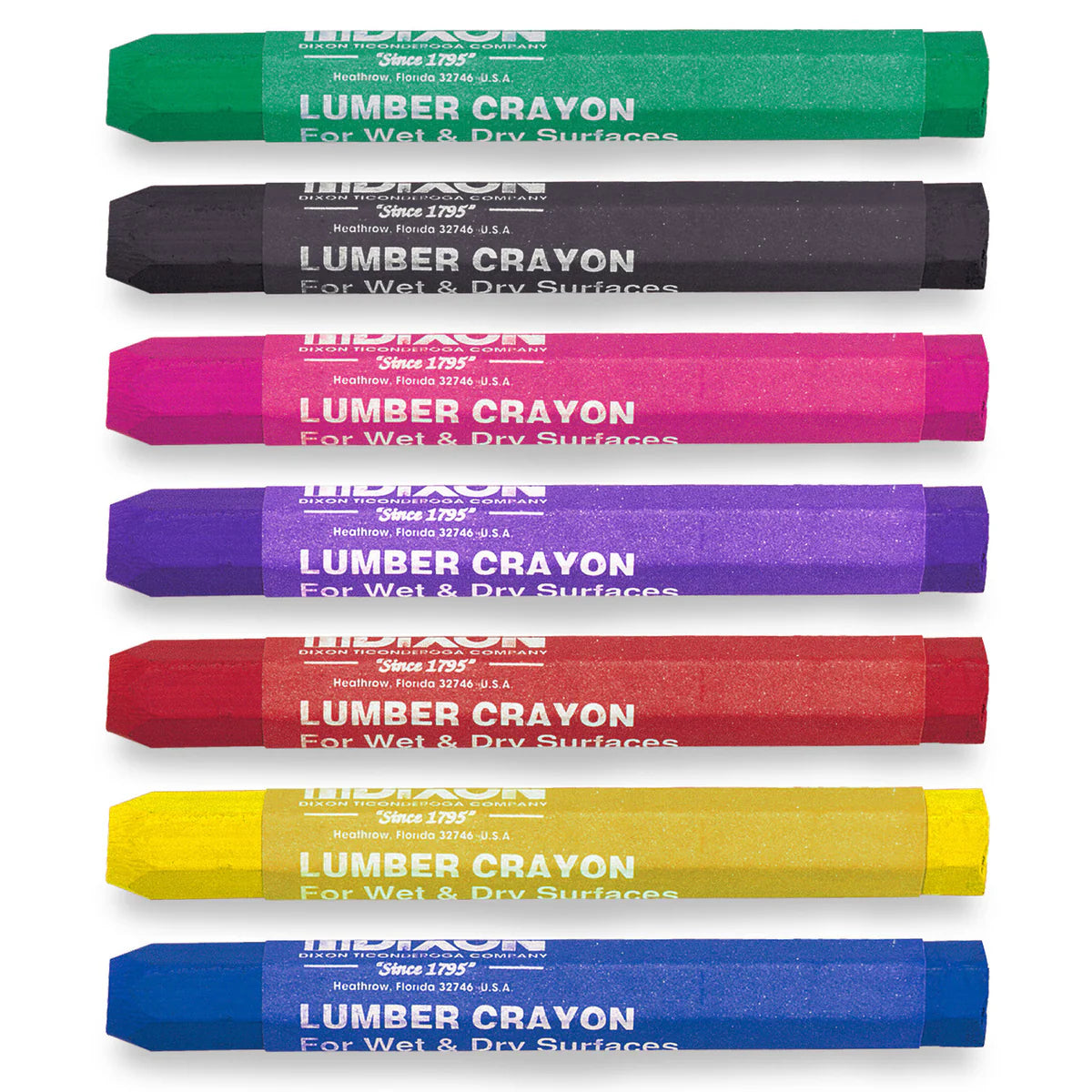 Dixon Industrial Lumber Crayons
