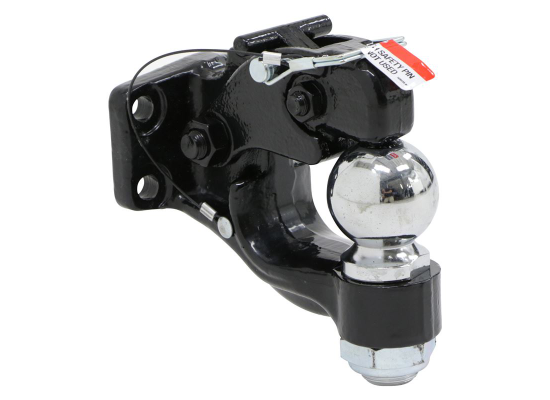 Curt Pintle Hook with 2-5/16" Hitch Ball - Bolt On - 16,000 lbs