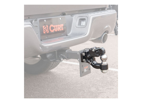 Curt Pintle Hook with 2" Hitch Ball - Bolt On - 10,000 lbs/16,000 lbs