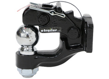 Curt Pintle Hook with 2" Hitch Ball - Bolt On - 10,000 lbs/16,000 lbs
