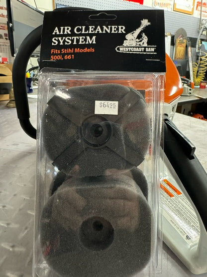 West Coast Saw 500i/661 Air Cleaner System