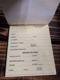 CRR LOG TRUCK LOAD RECIEPT TICKET BOOK