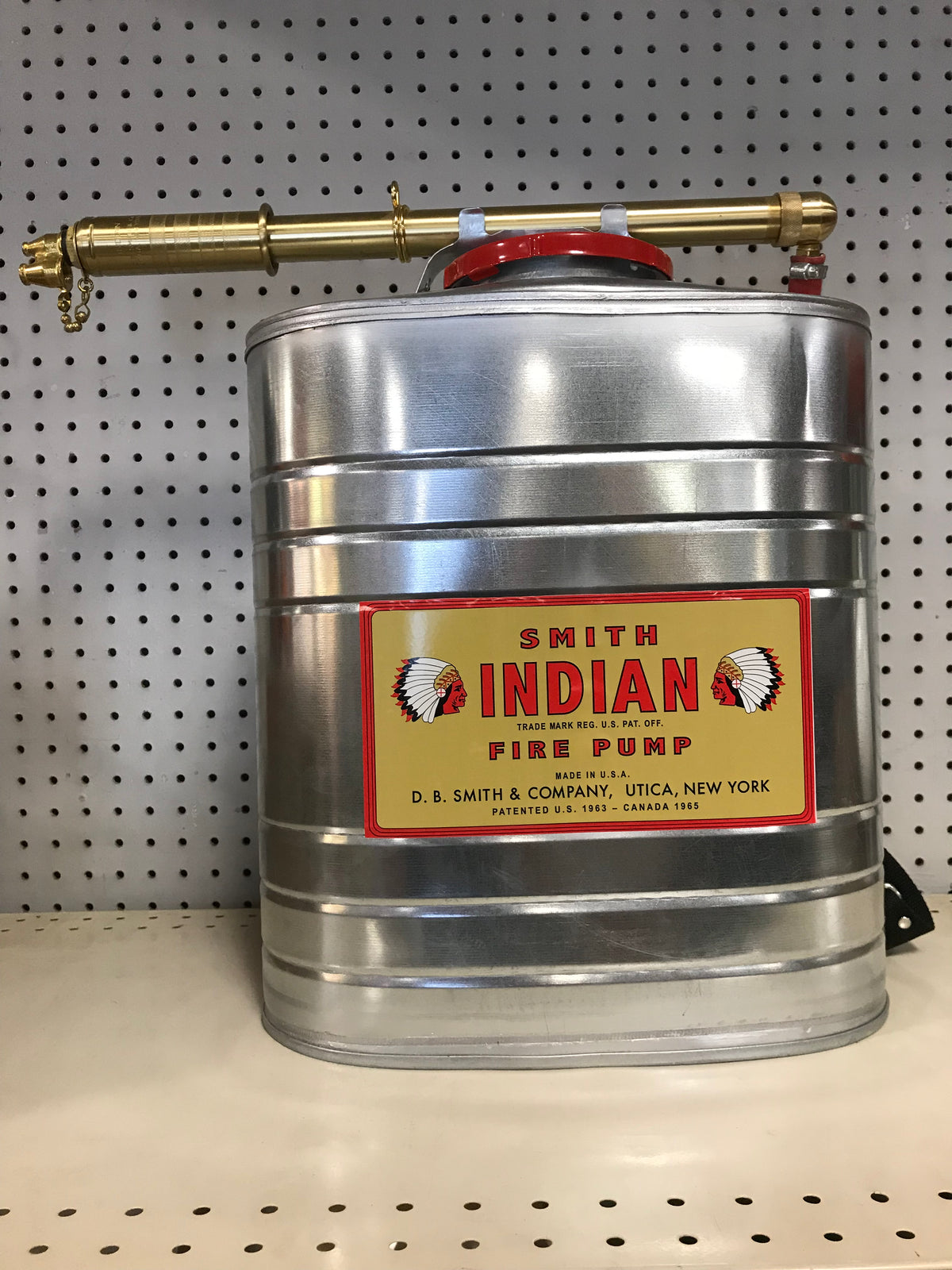 SMITH INDIAN METAL FIRE PUMP CAN