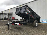 C&B LITTLE DUMP TRAILER SINGLE AXLE