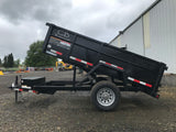 C&B LITTLE DUMP TRAILER SINGLE AXLE