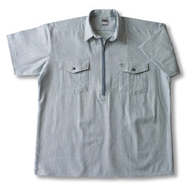Hickory Shirt Short Sleeve Zip Big Bill