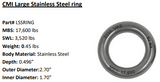 CMI Stainless Steel Rings