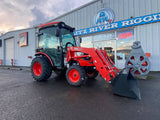 CK4020 SE HST with CAB Kioti Tractor and KL4030 Loader