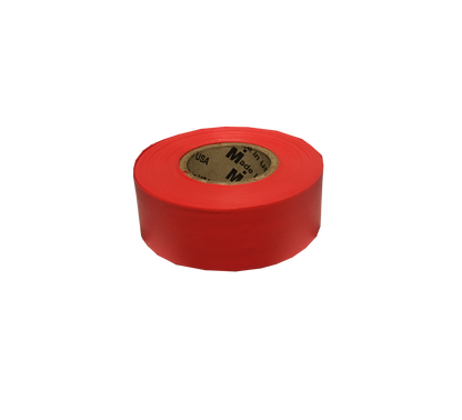 Mutual Industries Solid Color Flagging Tape Ultra Glo Fluorescent