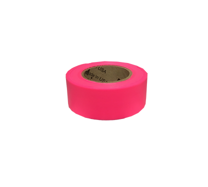 Mutual Industries Solid Color Flagging Tape Ultra Glo Fluorescent