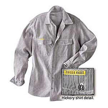 Prison Blues Long Sleeve Button-front Hickory Work Shirts