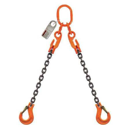 Pewag 2-Leg chain sling with Shortening hooks grade 100 x 8' long