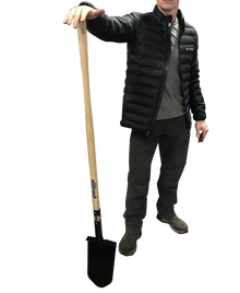 HEAVY DUTY TREE PLANTING SHOVEL, LONG HANDLE