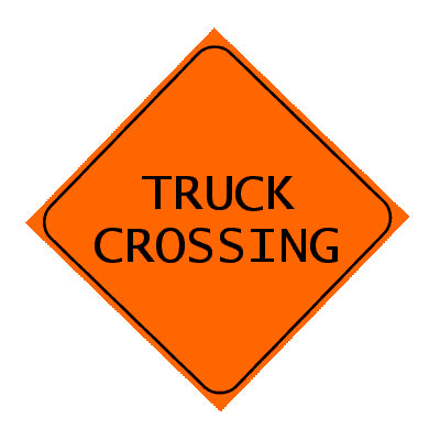 Sign - Truck Crossing