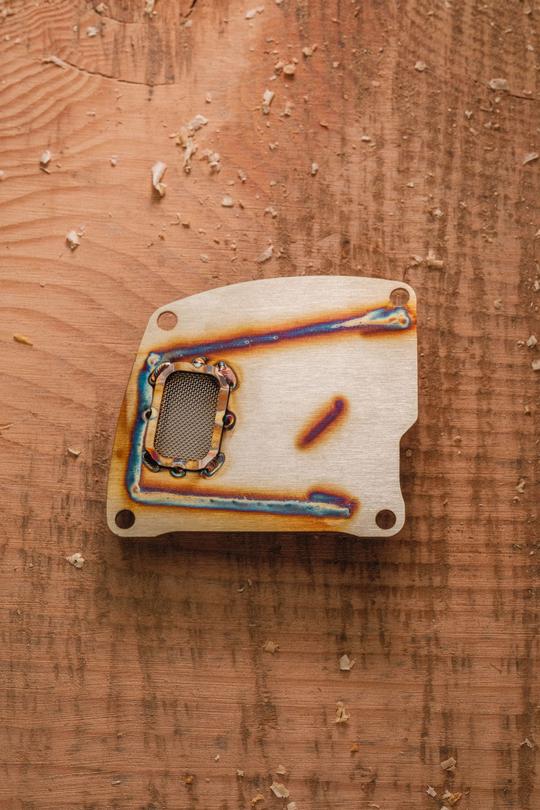 West Coast Saw "Bark Box" Chain Saw Muffler Face (for Stihl Saws)