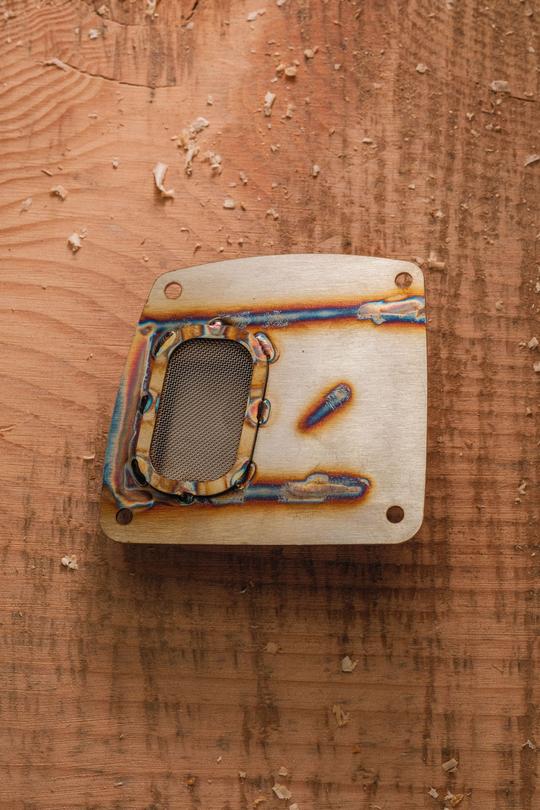 West Coast Saw "Bark Box" Chain Saw Muffler Face (for Stihl Saws)