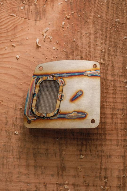 West Coast Saw "Bark Box" Chain Saw Muffler Face (for Stihl Saws)